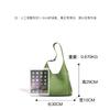 Exquisite new high-end commuter shoulder bag, simple bucket bag, casual large-capacity crossbody bag