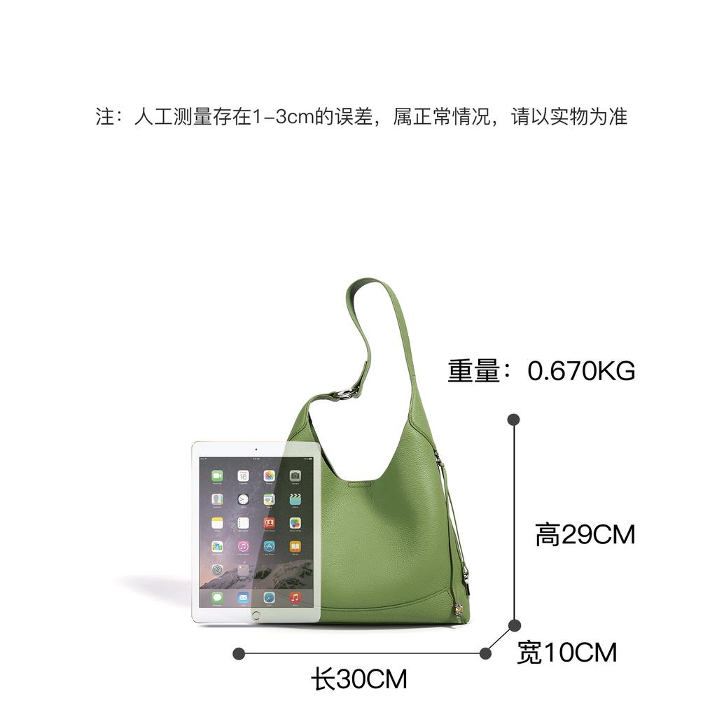 Exquisite new high-end commuter shoulder bag, simple bucket bag, casual large-capacity crossbody bag