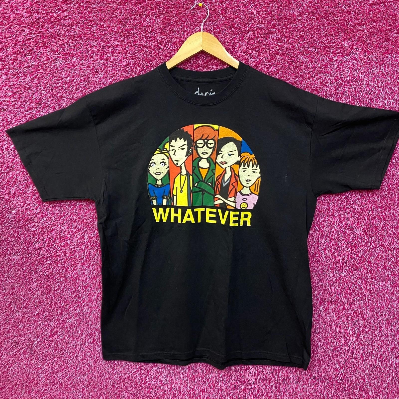 MTV Daria Whatever Cartoon Graphic Design T-Shirt XL XXXXL