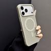 Slim Mesh Hole Heat Dissipation Soft TPU Phone Case For iPhone 18 17 16 15 14 Plus 13 Pro Max Cooling For Magsafe Magnetic Cover