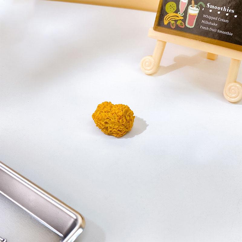 1/12 Casă de păpuși, pui prăjit, burger, cartofi prăjiți, set de băuturi, decorațiuni alimentare pentru păpuși, accesorii pentru casă de păpuși, jucării pentru joacă