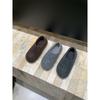 Niche inner heightening velvet Birkenstocks, autumn and winter one-pedal lazy Boken gray fluffy single shoes