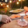 1pc Stainless Steel Meat Stuffing Hammer - Double-Sided,Heavy-Duty Tool for Roasting Beef, Chicken and Pork-Suitable for Outdoor Grilling and Cooking