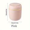 1pc Press-down Mini Trash Can, Compact Desktop Waste Paper Basket