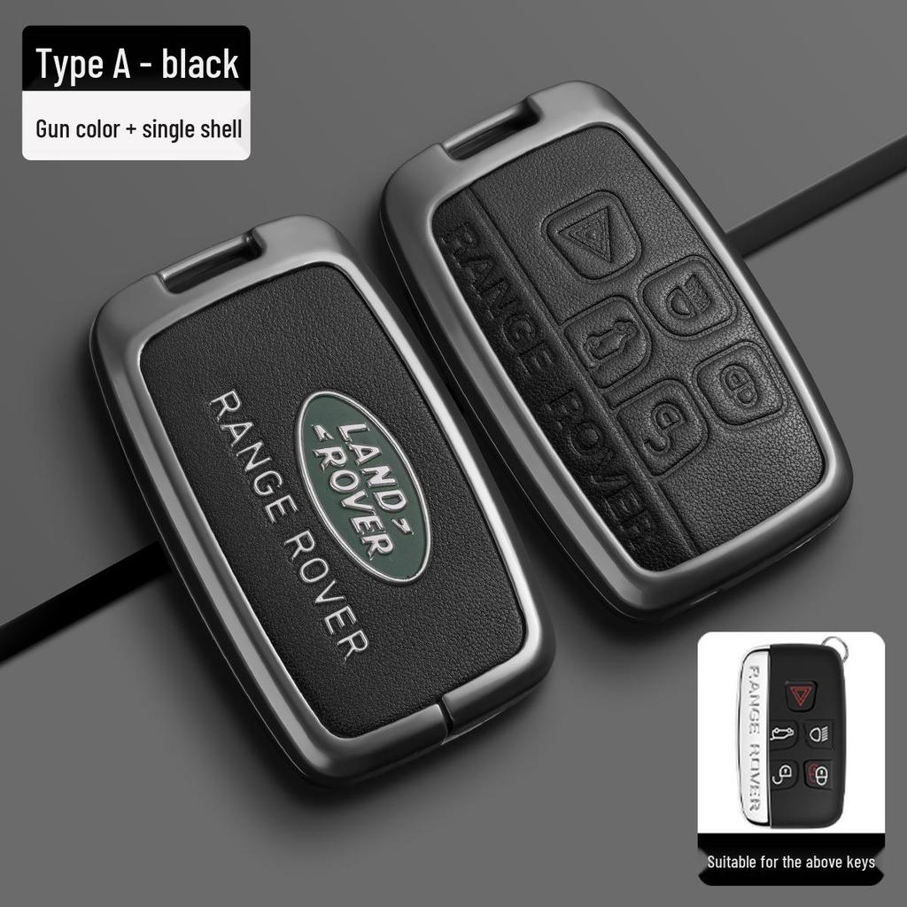 TPU-Schlüsselhülle mit Metallschnalle für Land Rover Range Rover, Sport, Velar, Evoque, Discovery 4, Discovery Sport und 5.
