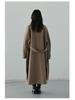 Women's Hepburn Style Mid-Length Woolen Coat - 2025 Winter Collection, Thickened and Stylish.