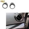 ABS Carbon Fiber Style  Interior Side Vent  Cover Trim New For Mazda 3 2010-2013