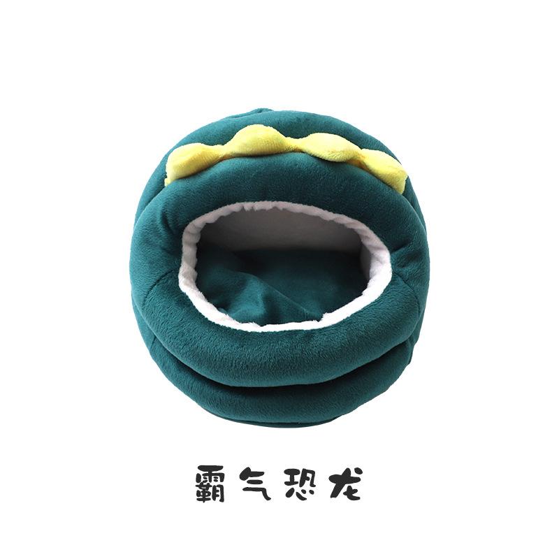 

Гнездо для хомяка Маленькое гнездо для домашних животных всесезонное Мягкое Теплая хлопковая кровать Цветочная ветка Мышь Морская сумка Планер Дом для голландской свиньи Товары для животных L