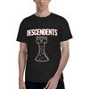 JOISOMI Herr T-shirt Descendents Punk Rock Band Herr Tränings-T-shirts Kortärmad Snabbtorkande Andningsbar Rundhalsad