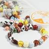 200 PCS Sports Beads Sports Ball Beads Acrylic Pony Beads Shapes Baseball Beads  Necklace