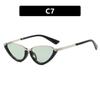 Unisex Fashion Cat Eye Sunglasses Female's Fashion Trend Premium Sunglasses Outdoor Sun Protection Eye Protection Sunglasses