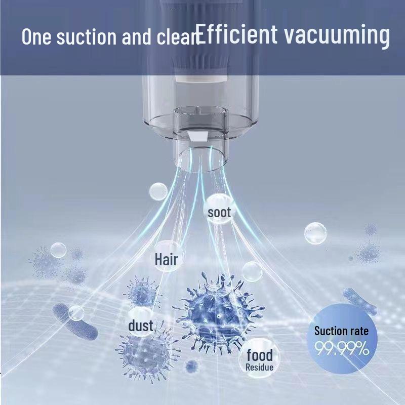 Wireless Rechargeable Handheld Car Vacuum Cleaner - Powerful for Home, Sofa, and Desktop