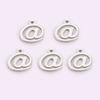 Teamer Stainless Steel Charms DIY Jewelry Making Question Mark At Dollar Sign Mini Charms Bracelet Necklace Handmade Accessories
