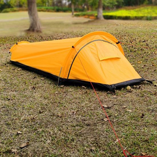 1 Set Waterproof Windproof Backpacking Tent Good Ventilation Rest And Sleep Outdoors Ultralight