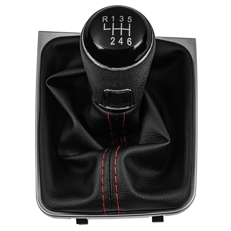 Car Styling Gear Shift Knob Gaiter Boot Cover Case Collar For VW Volkswagen Golf 7 A7 MK7 GTI GTD 2013 2014 2015 2016 2017 2018
