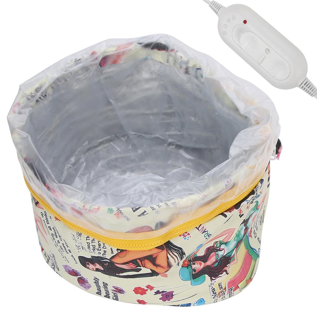 3 Gears Adjustable Hair Heating Steamer Cap Detachable Thermal Oil Treatment Hat Deep Nourishing Moisturizing Hair Care Styling Tool