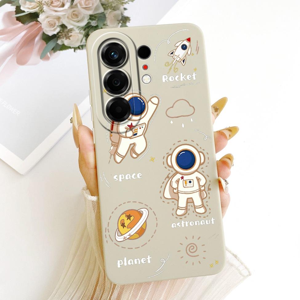 Hülle Für Tecno Camon 50 4G Cover CN5 Luxus Mode Blumen Kawaii Niedlich Bemalt Stoßfest Silikonhülle Für Techno Camon 50 4G