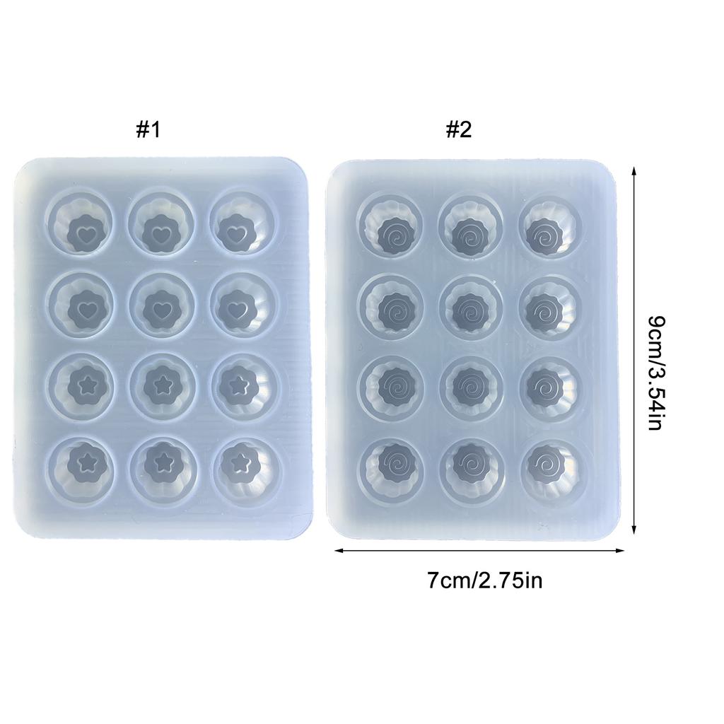 Resin Shaker Fillings Mold Micro Pudding Mold Epoxy Resin Mold Filler Quicksand Casting Filling Mold for Jewelry Making