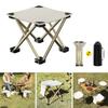Camping Stool Chair Portable Folding Stool for Outdoor Gardening and Beach Hiking Fishing Foot Stool with Carry Bag