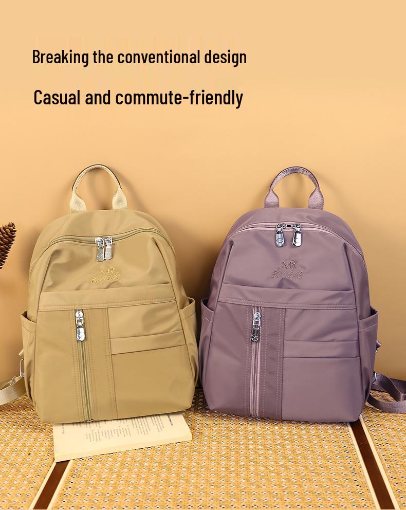 2025 Women's Large Capacity Korean Fashion Backpack: Multifunctional Travel & Commuting Bag