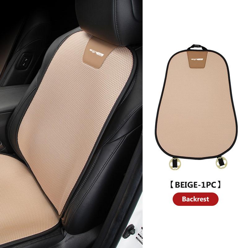 Car Ice Silk Seat Pad Breathable Mat Lumbar Support Mat Accessories For KIA Rio K5 K2 Sportage Ceed Sorento Picanto Stinger Soul QD2