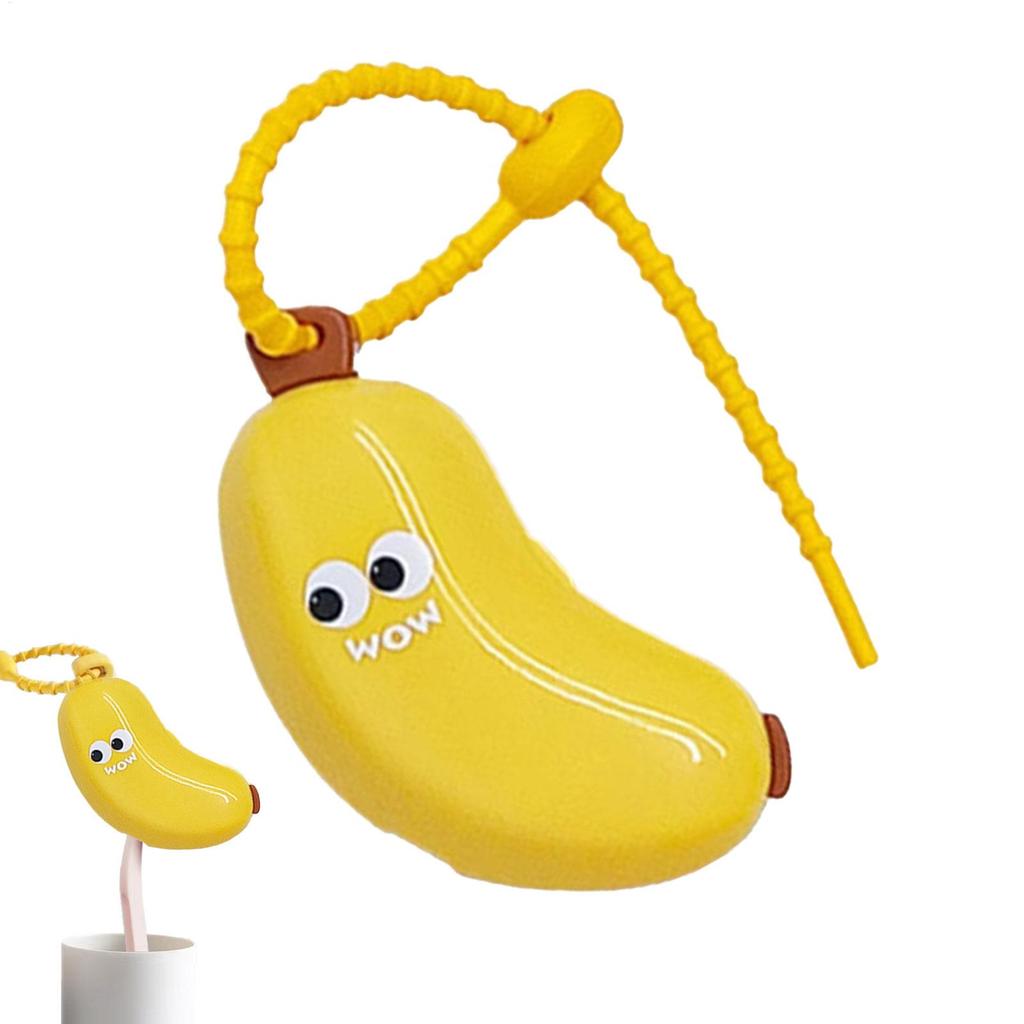 Travel Toothbrush Head Covers Toothbrush Covers Banana Shape Portable Toothbrush Protector Dustproof Containers for Family