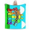 Cartoon Sprunki Music Game Blanket Fleece  Soft Throw Blanket for Bedding Couch Bed Rug