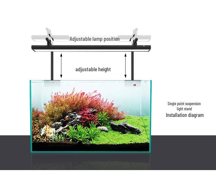 Willcon WeekAqua Single-Arm Pendant Light for Aquatic Plants and Aquariums