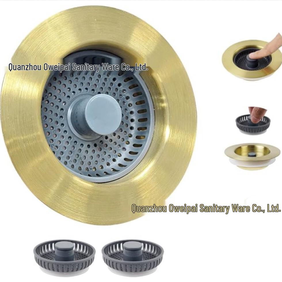 Stainless Steel Pop-up Anti-clog Kitchen Sink Drain Filter & Food Catcher Basket