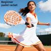 Beginner Padel Racket Made of ABS Material, Lightweight with Strong Rebound, Entry-level Friendly Paddle Tennis Racket
