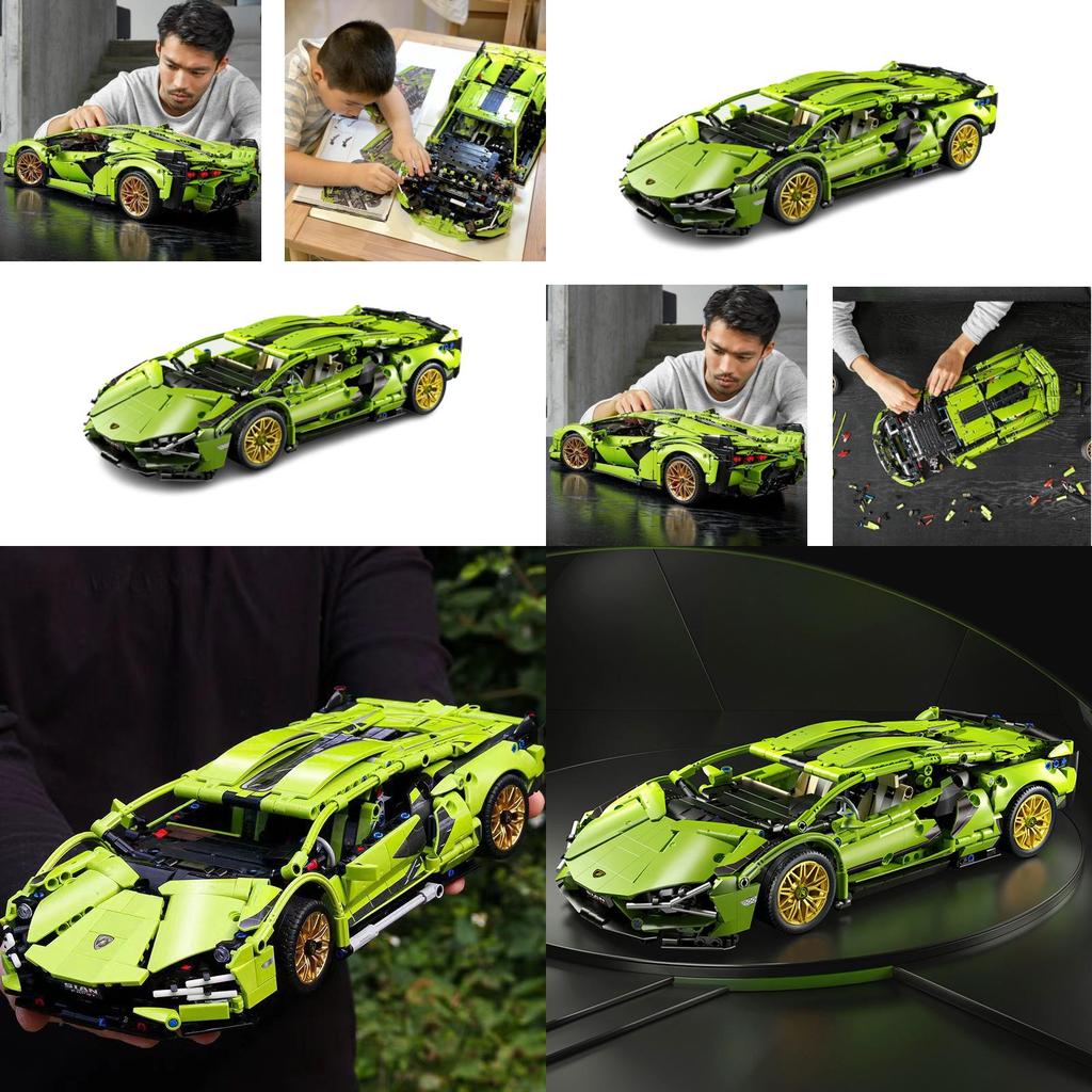 High-difficulty Adult Model Car Building Toy For Both Men And Women Compatible With Lego Lamborghini