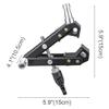 Adjustable Metal Clamp Holder for Cameras and Tripods Fill Light Accessories with 12kg High Load Bearing Capacity Black