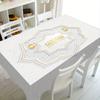 Eid Mubarak Mandala Lantern Waterproof Tablecloth Party Decor Washable Eid Al Fitr Kitchen Dining Tablecloth Ramadan Decorations