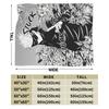 Anime Satoru Gojo Blanket  Airplane Travel Flannel Bedding Throws For Couch Chair Warm Custom Quality Bedspread Birthday Gift