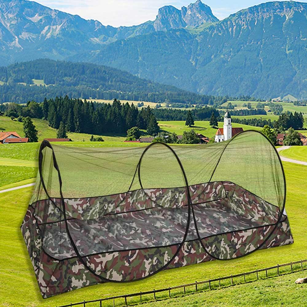 Mit Boden Camo Camping Moskitonetz Zelt Netz Zelt Tragbares Moskitonetz Reisen
