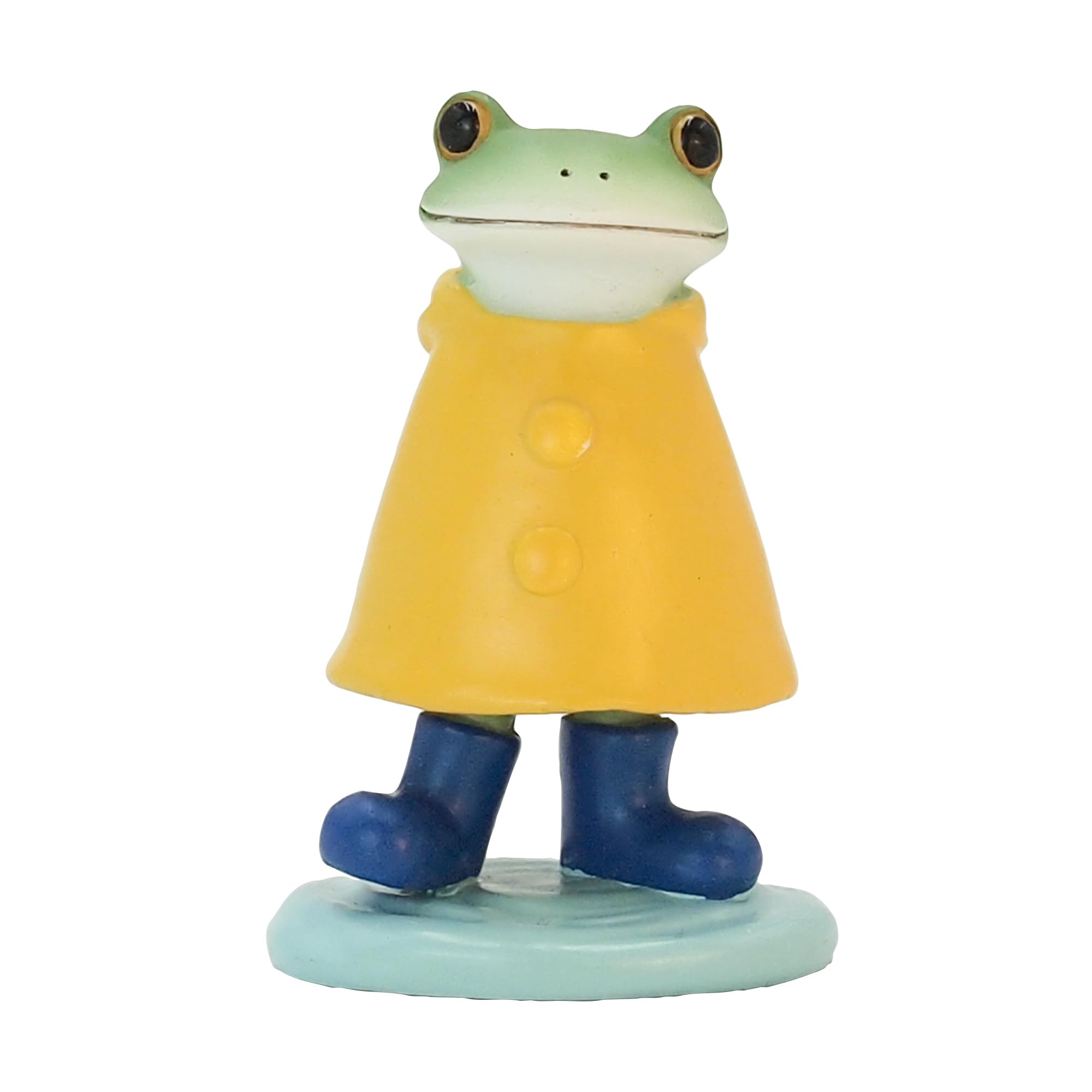 

Tea Life Daikai Copeu Mascot Frog Rain Poncho for the Rainy Season 621557 (W3.8cm, D2.8cm, H6cm)
