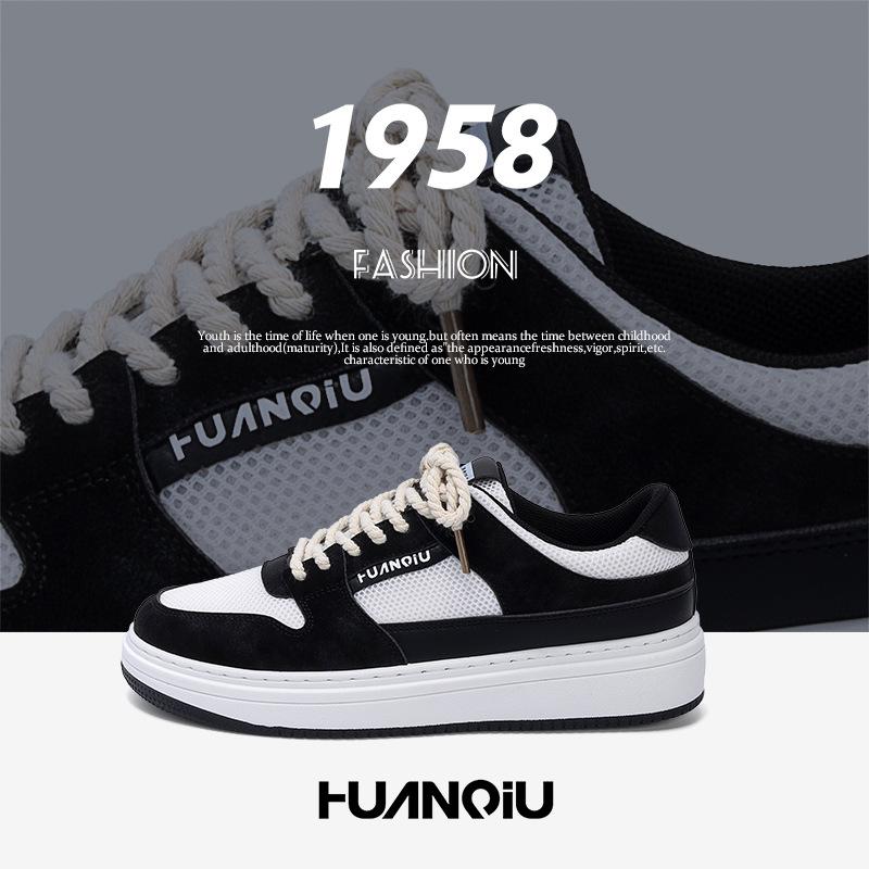 Global Summer Mesh Board Shoes ZHQ-HY003-2 Popular Soft-soled Comfortable Casual Men's Shoes Breathable Sports Shoes