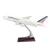 36CM 1/200 Scale Airplane Airbus A380 Air France Airline Model with Wheel Diecast Plastic Resin Plane F Collection Artworks