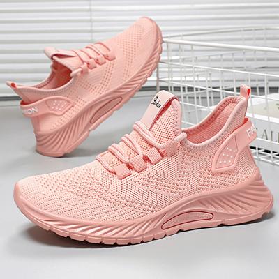 Schuhe Damen Sommer Damenschuhe Fliegendes Gewebe Freizeitschuhe Beliebte Fabrik Sportschuhe 2025