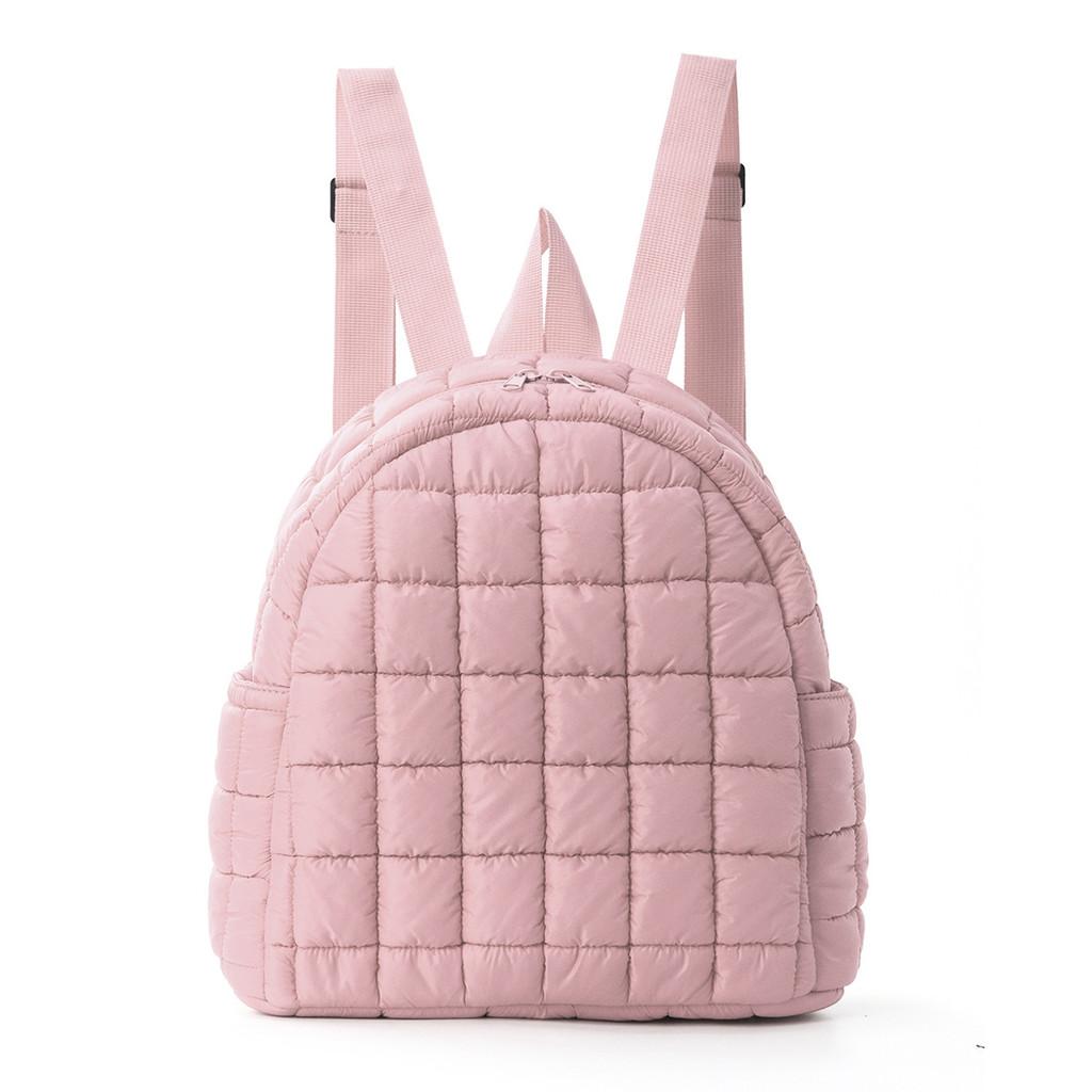 Fashion Plaid Travel Backpack With Polyester Fabric For Casual Daily Use