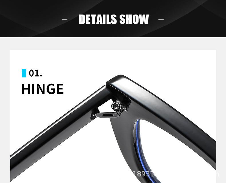 2023 Trendy Leopard Print Women's Large Frame Glasses - Fashionable and Simple Design