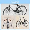 Retro Bicycle Toys 110 Scale Diecast Model With Classic Alloy Features