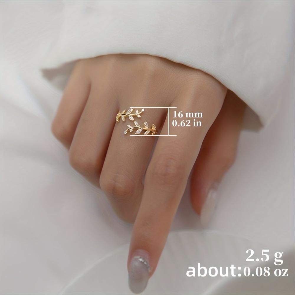Stylish and Trendy Vine Style Ring, Elegant and Charming Ladies Ring, Ladies Ring Ornament