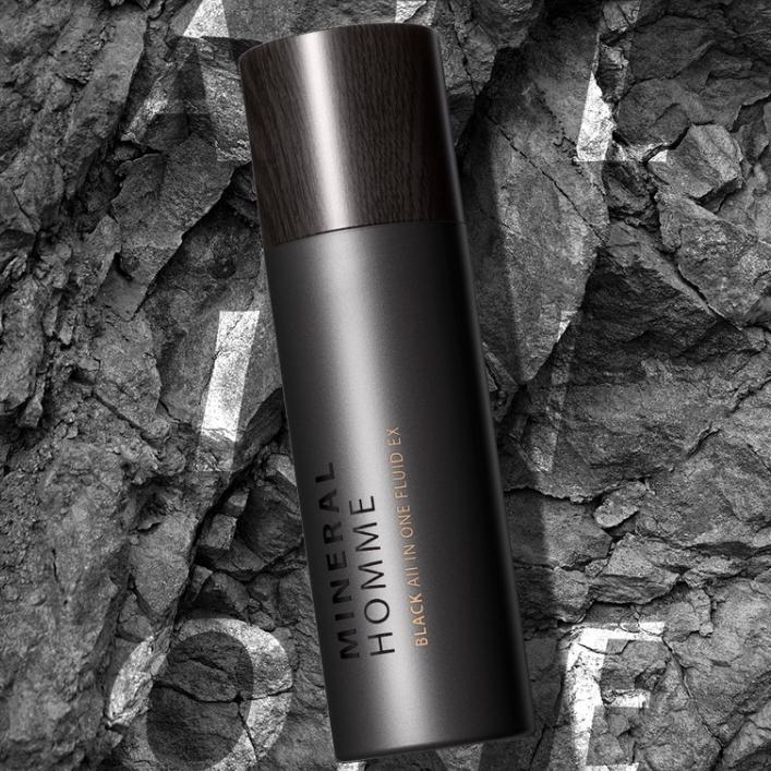 The Saem Mineral Homme Black All In One Fluid EX 100ml