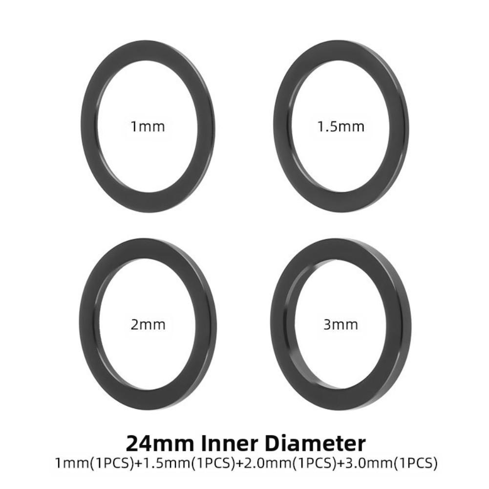 Integrated Hollow Aluminum Crank Washer 2430mm for Bicycle Bottom Bracket Use 24mm