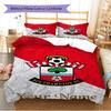 Name Custom Southampton fc Logo Pattern Bedding Set Quilt Cover Pillowcase Home Decor Gift (1 * duvet cover + 2 * pillowcase, without core)