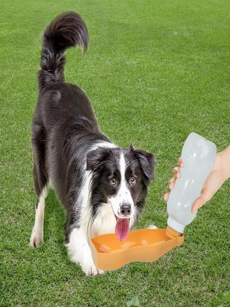 

Дорожная чашка для питомца, поилка, собака, кошка, для улицы, портативный чайник, чашка для питья One Size оранжевый