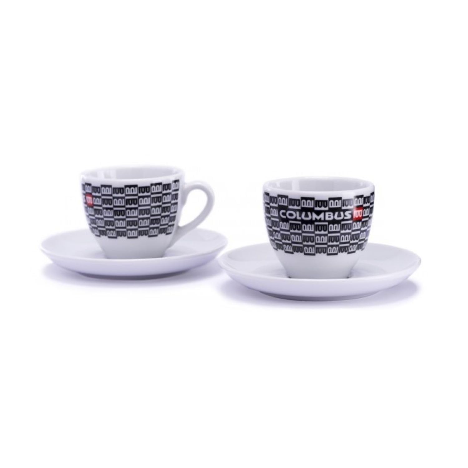

Cinelli Columbus Cento Espresso Cup Set of 500ml x 100cup Espresso (Set 2) - Cups, White/Black