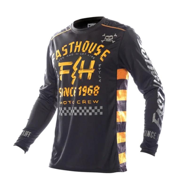 FASTHOUSE Schnelltrocknendes Langarm-Radtrikot Mountainbike Downhill-Rennen Outdoor-Trail-Fahren