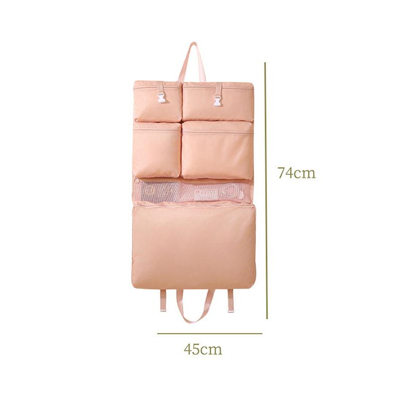 

Foldable Organizer Hanging Bag For Travel, Storage Hanging Bags With Pockets - Daily Clothes Sorting Storage, Multi-Compartment A3